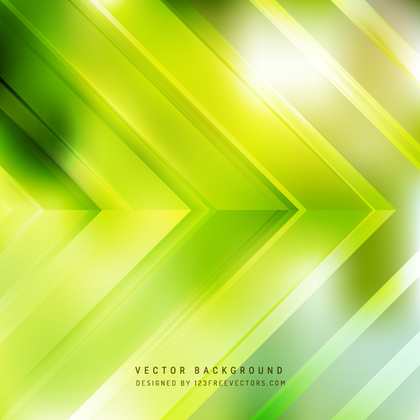 Abstract Green Arrow Background Design