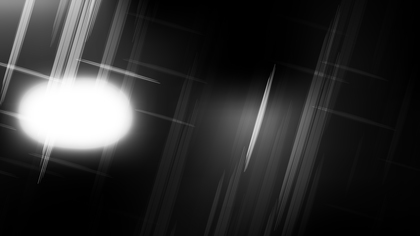 Abstract Black and White Futuristic Glowing Stripes Background