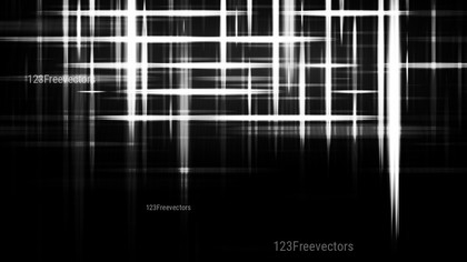 Black and White Futuristic Glowing Light Stripes Background Design