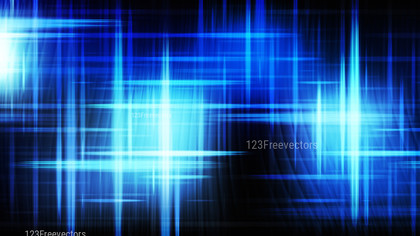 Cool Blue Futuristic Glowing Light Stripes Background