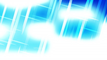 Abstract Blue and White Futuristic Glowing Stripes Background Design