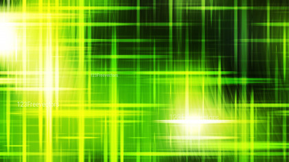 Green and Yellow Futuristic Glowing Light Stripes Background Design