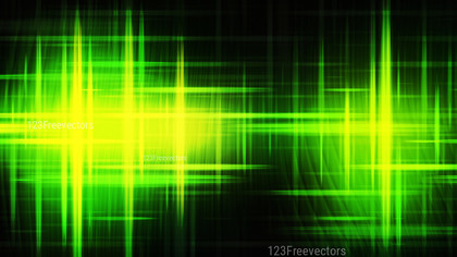 Futuristic Glowing Black Green and Yellow Light Lines Stripes Background Image