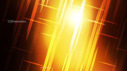 Abstract Yellow Orange and Black Futuristic Glowing Stripes Background