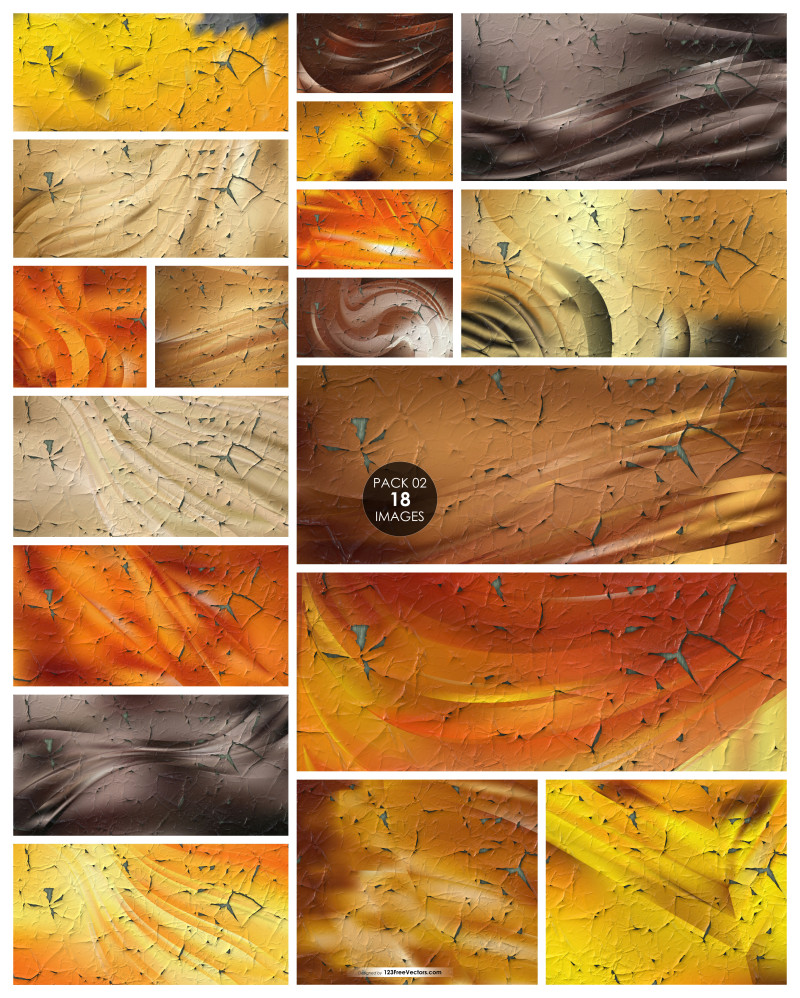 18 Orange and Brown Crack Background Texture Pack 02