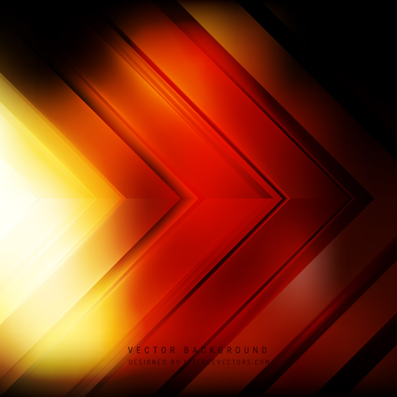 Black Orange Fire Arrow Background