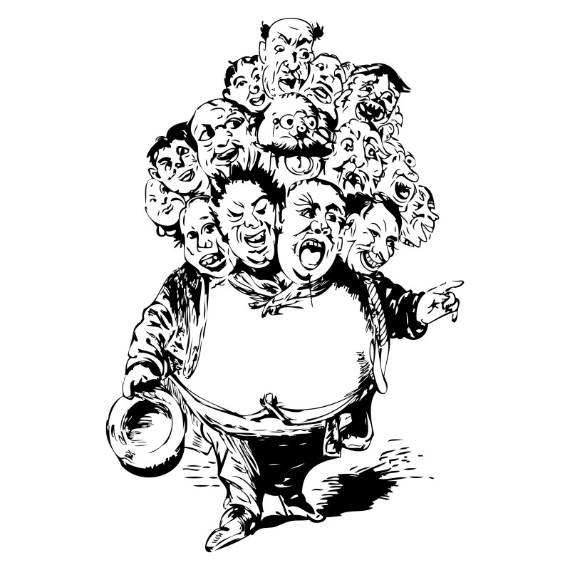 Hand Drawn Cartoon Man Vector Image