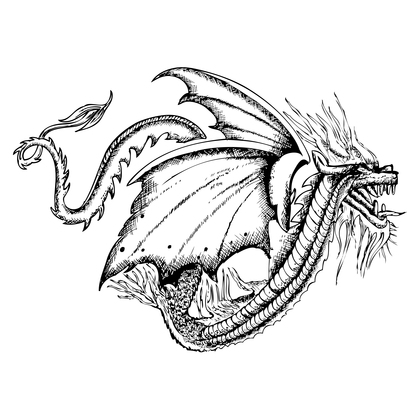Hand Drawn Dragon Image