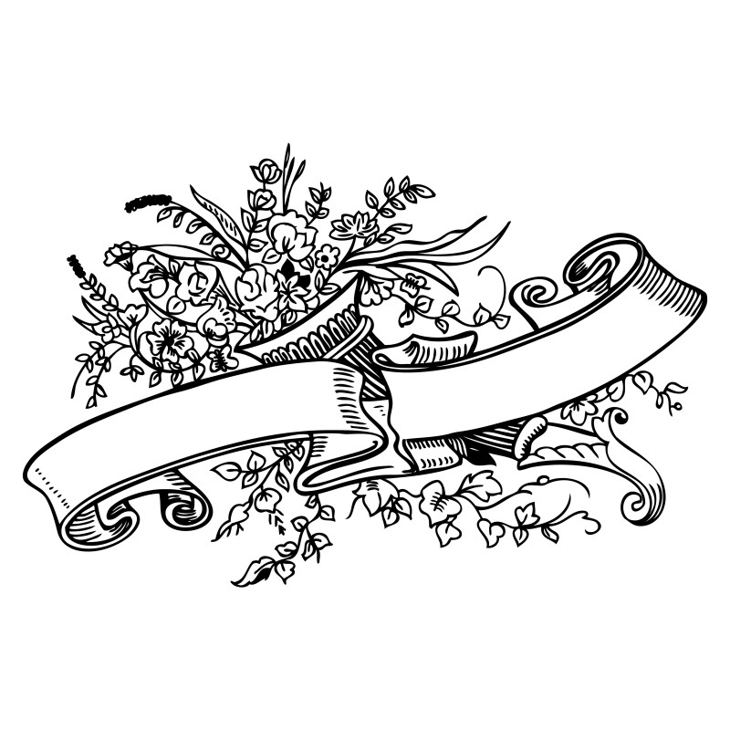 Hand Drawn Floral Banner Image