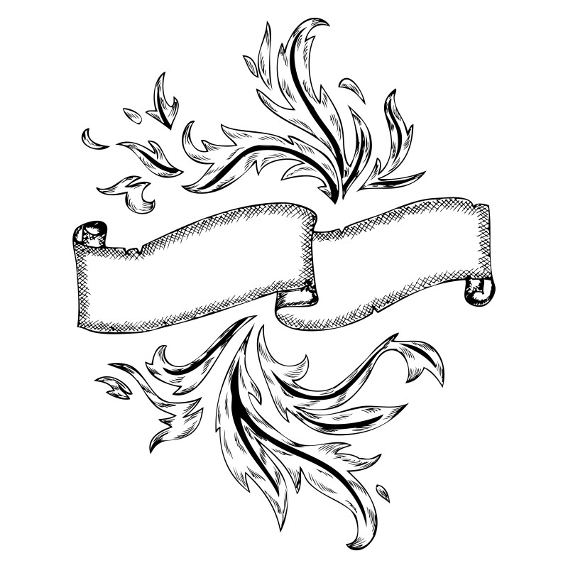 Hand Drawn Floral Banner Image