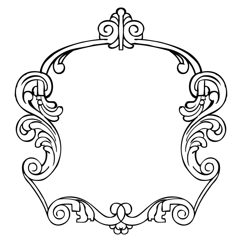Hand Drawn Floral Frame Vector