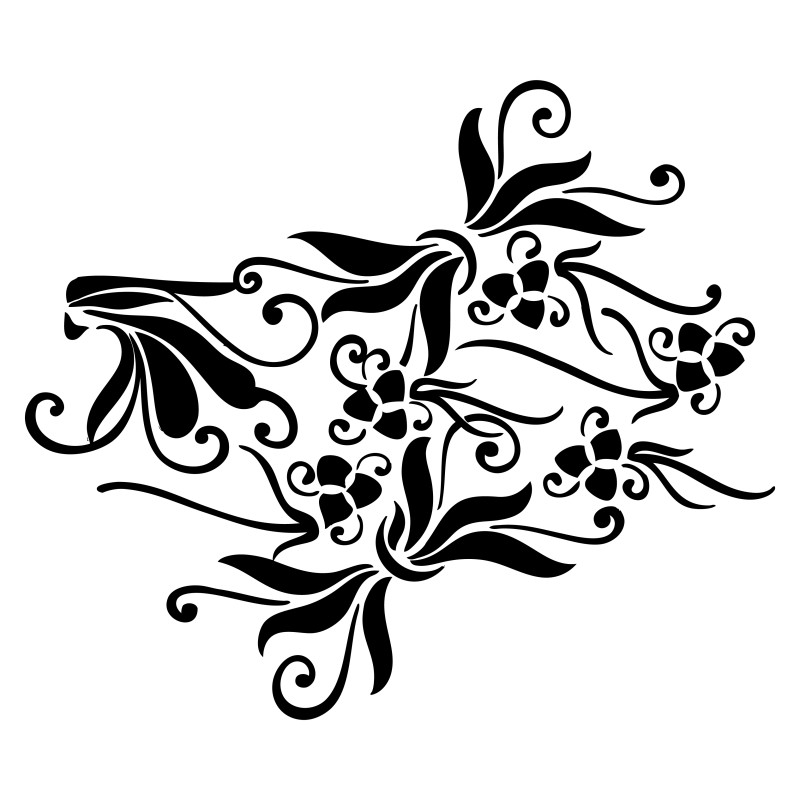 Hand Drawn Floral Vector Image