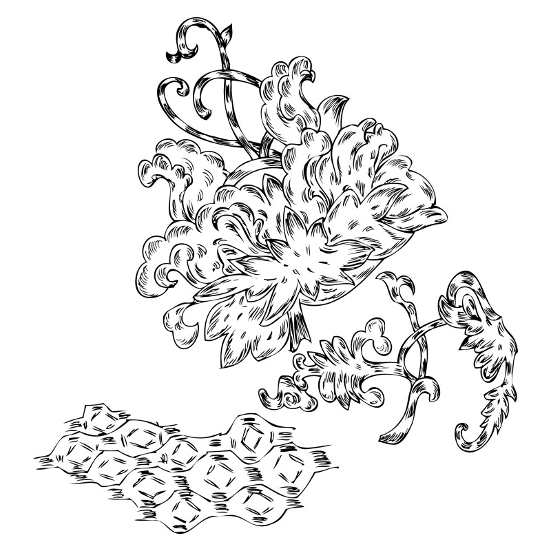 Hand Drawn Floral Image