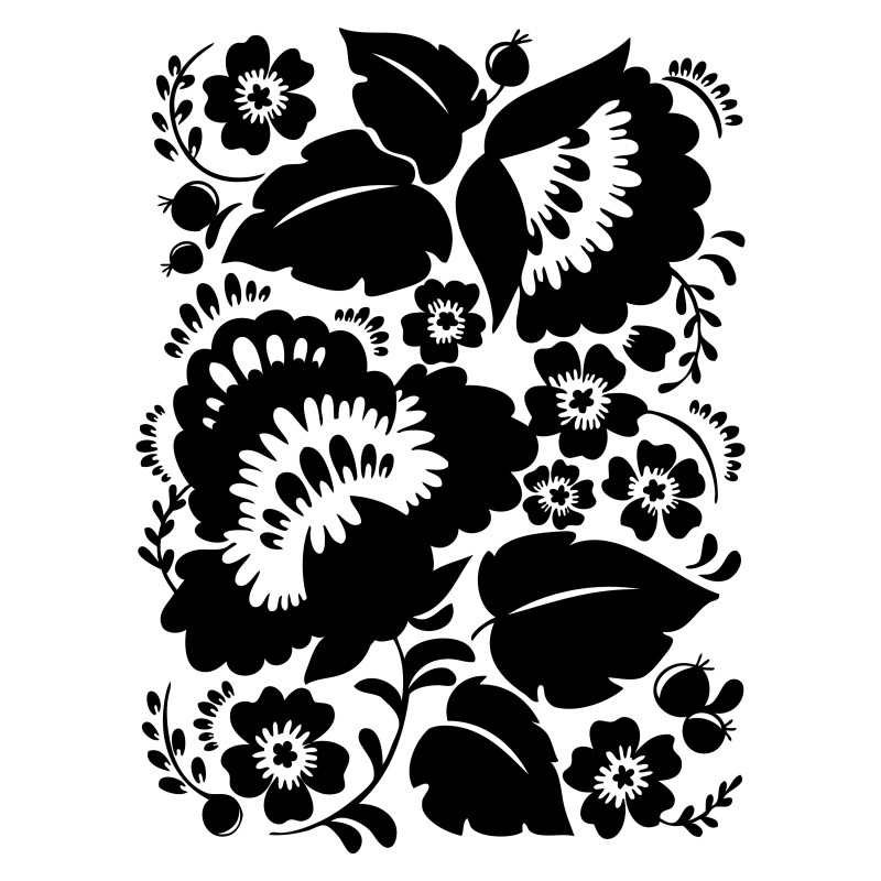 Hand Drawn Floral Ornament Vector