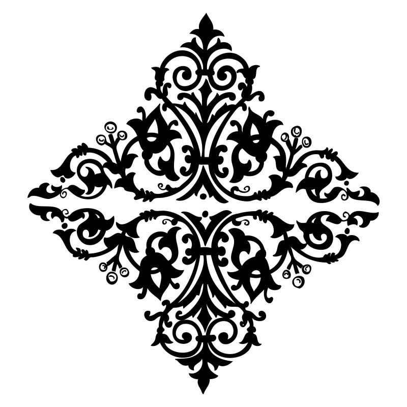 Hand Drawn Floral Ornament Vector Image