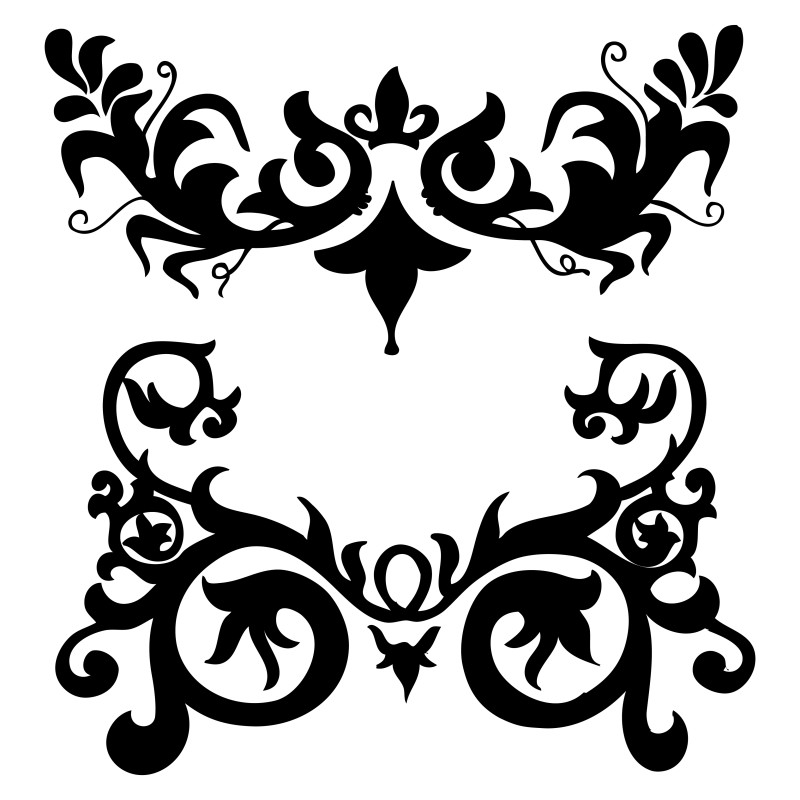 Hand Drawn Floral Ornament Vector