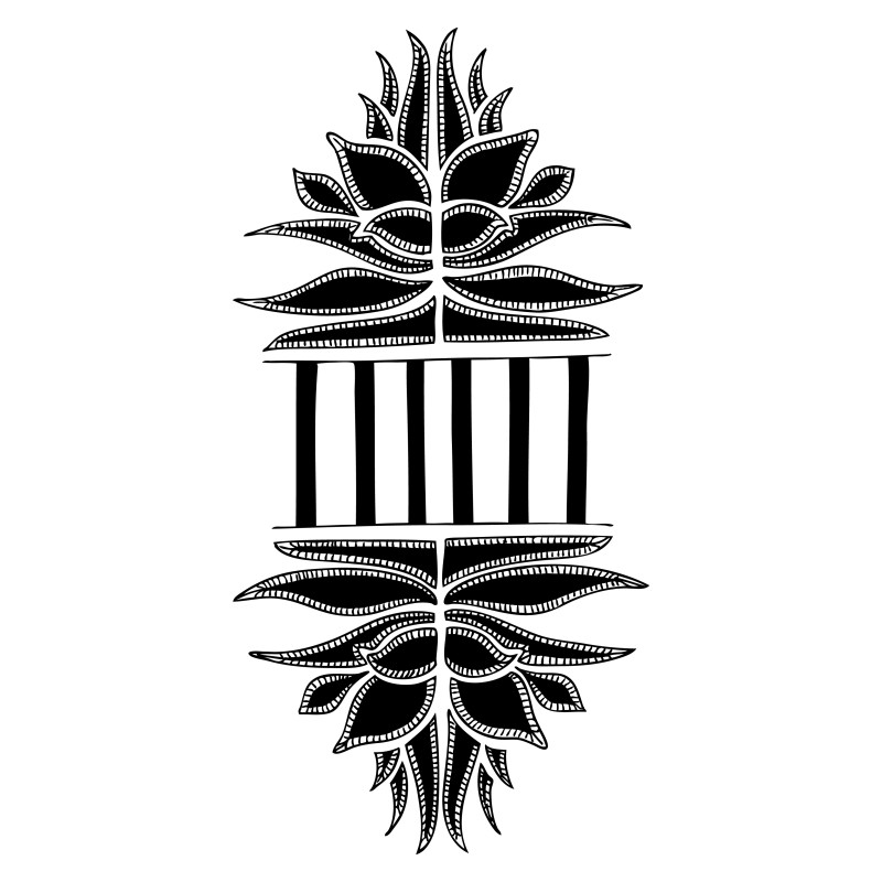 Hand Drawn Floral Ornament Vector Image