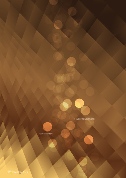 Brown Low Poly Background Template