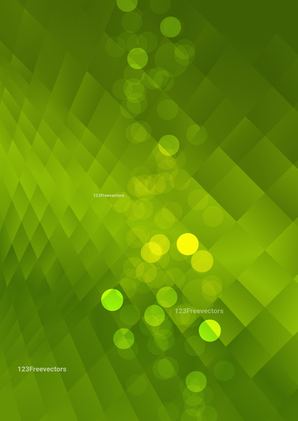 Abstract Green Polygon Background