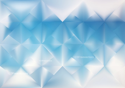 Blue and White Polygonal Triangle Background Image