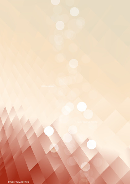 Abstract Beige and Red Polygonal Background Vector Art