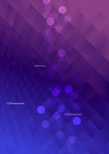Blue and Purple Polygon Background Graphic Design Vector