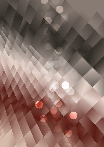Abstract Red and Brown Polygonal Background