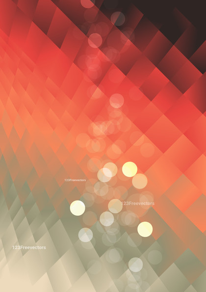 Abstract Red and Brown Polygonal Background Template