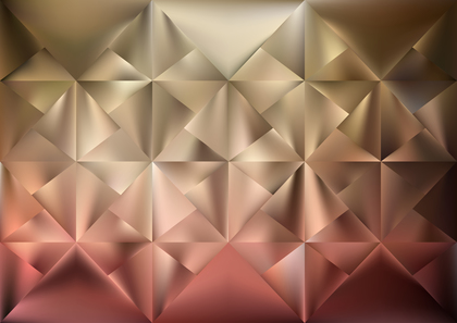 Abstract Red and Brown Polygon Triangle Background
