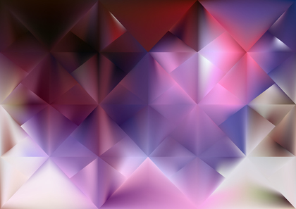 Abstract Pink Blue and Red Polygonal Background Design