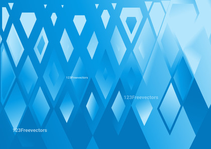 Abstract Blue Triangle Pattern Background
