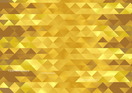 Dark Yellow Triangle Pattern Background Vector