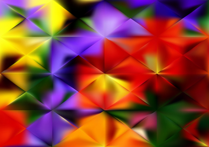 Abstract Colorful Geometric Triangle Background Vector Image