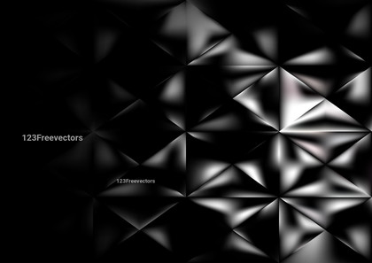 Abstract Black and Grey Geometric Triangle Pattern Background