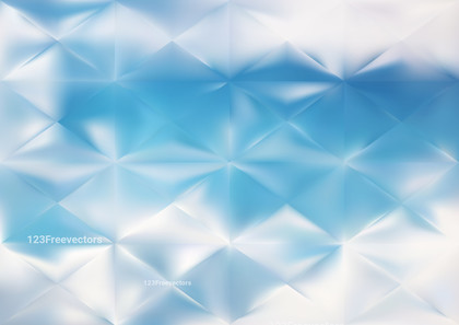 Abstract Blue and White Geometric Triangle Background Illustrator