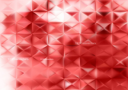 Abstract Red and White Geometric Triangle Background