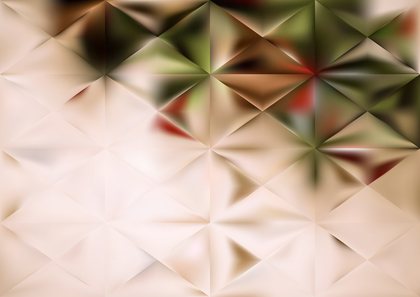 Brown and Green Geometric Triangle Background