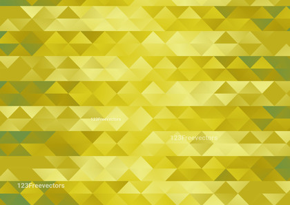 Green and Gold Geometric Triangle Pattern Background Graphic