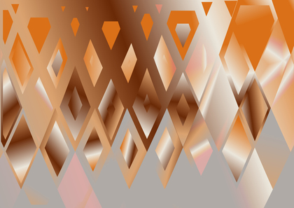 Abstract Orange and Grey Triangular Pattern Background