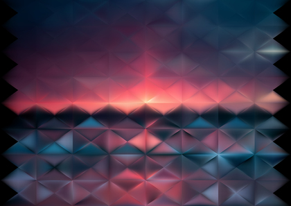 Abstract Black Red and Blue Triangle Pattern Background Vector Image