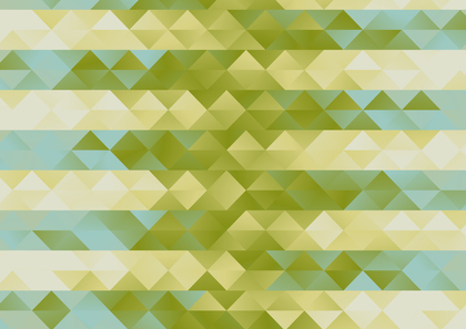 Beige Green and Blue Triangle Background