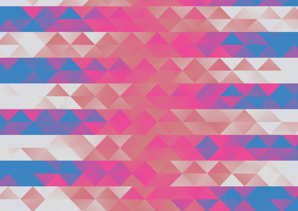 Pink Blue and Brown Triangle Pattern Background