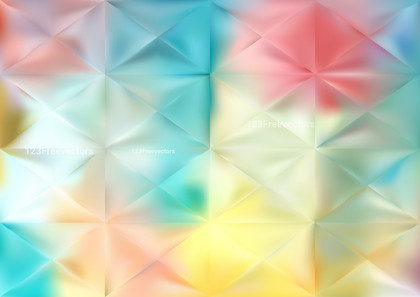 Abstract Pink Blue and Yellow Geometric Triangle Background