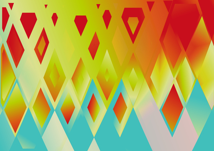 Abstract Red Green and Blue Geometric Triangle Pattern Background Vector Eps