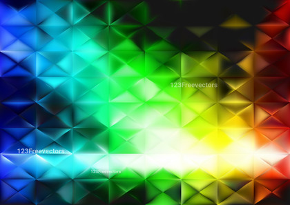 Red Green and Blue Triangular Background