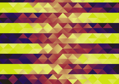 Red Yellow and Blue Triangular Pattern Background Vector Image