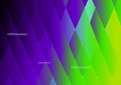 Purple and Green Gradient Triangle Background Vector