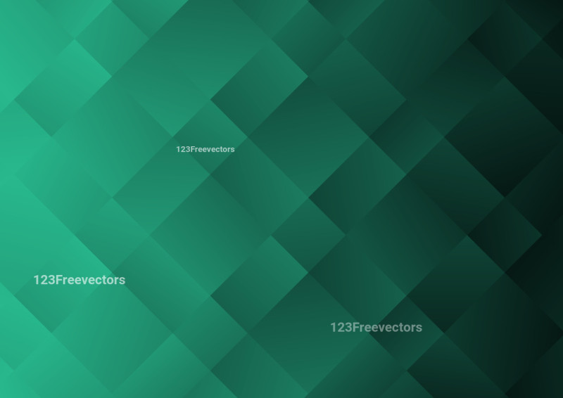 Abstract Dark Green Gradient Geometric Triangle Background Design