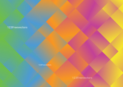 Abstract Colorful Gradient Triangular Pattern Background Vector Art