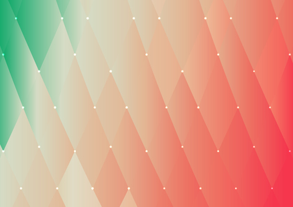 Red and Green Gradient Geometric Triangle Pattern Background